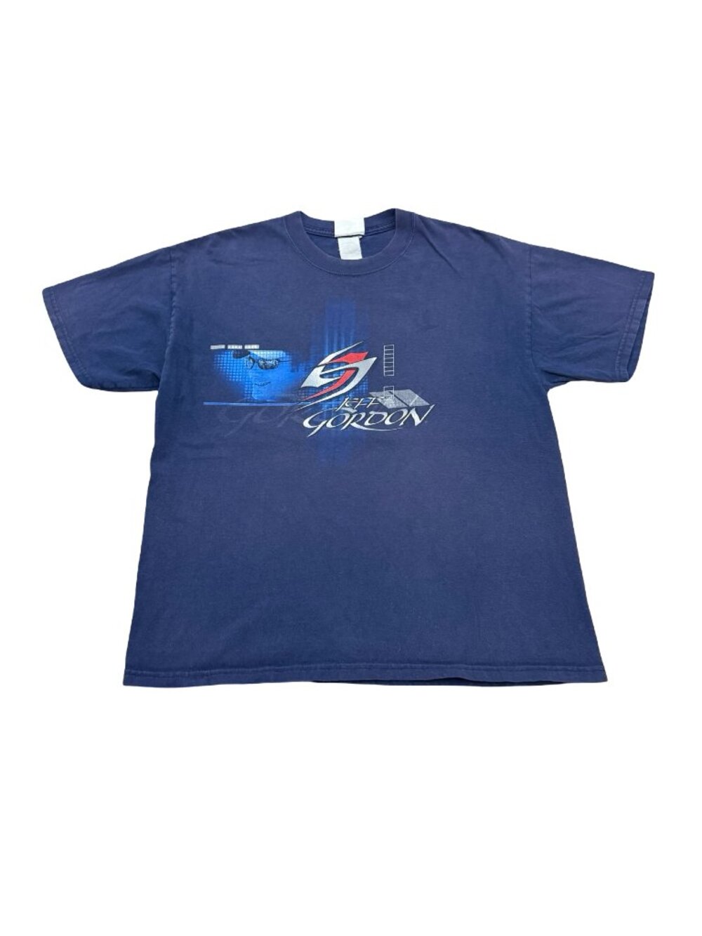 Vintage Y2K Jeff Gordon DuPont Motorsports NASCAR Racing T Shirt